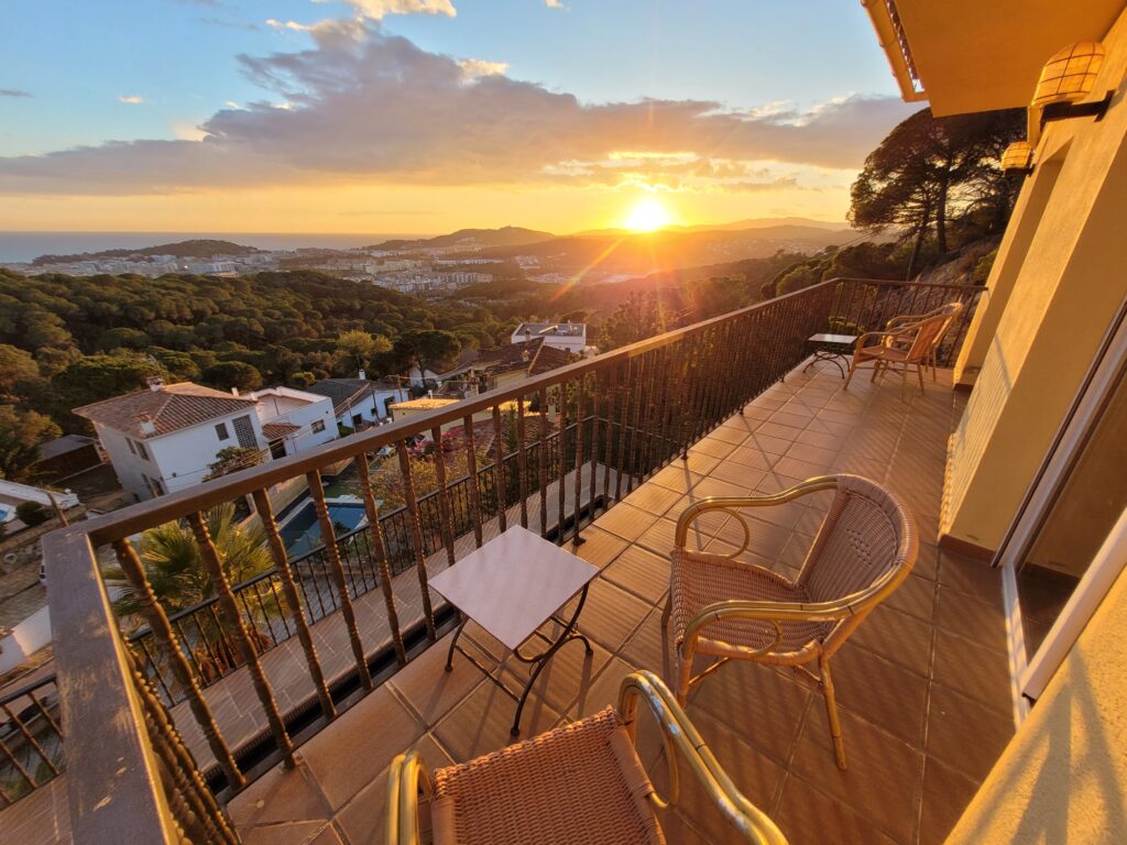 balkon zonsondergang 1